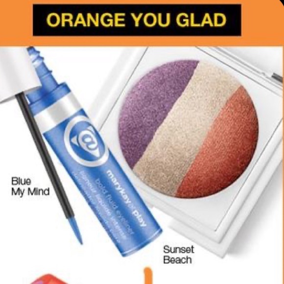 NIB MARY KAY AT PLAY BAKED EYE TRIO SUNSET BEACH EYESHADOW COMPACT ⭐️⭐️⭐️⭐️⭐️ - Picture 10 of 15